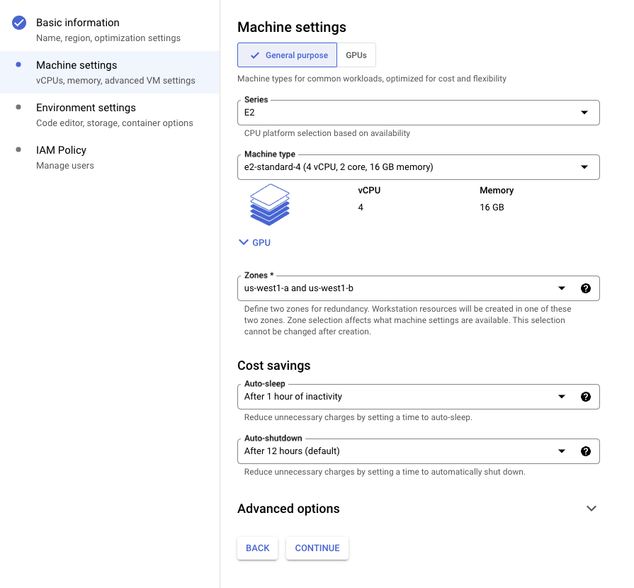 Create a config